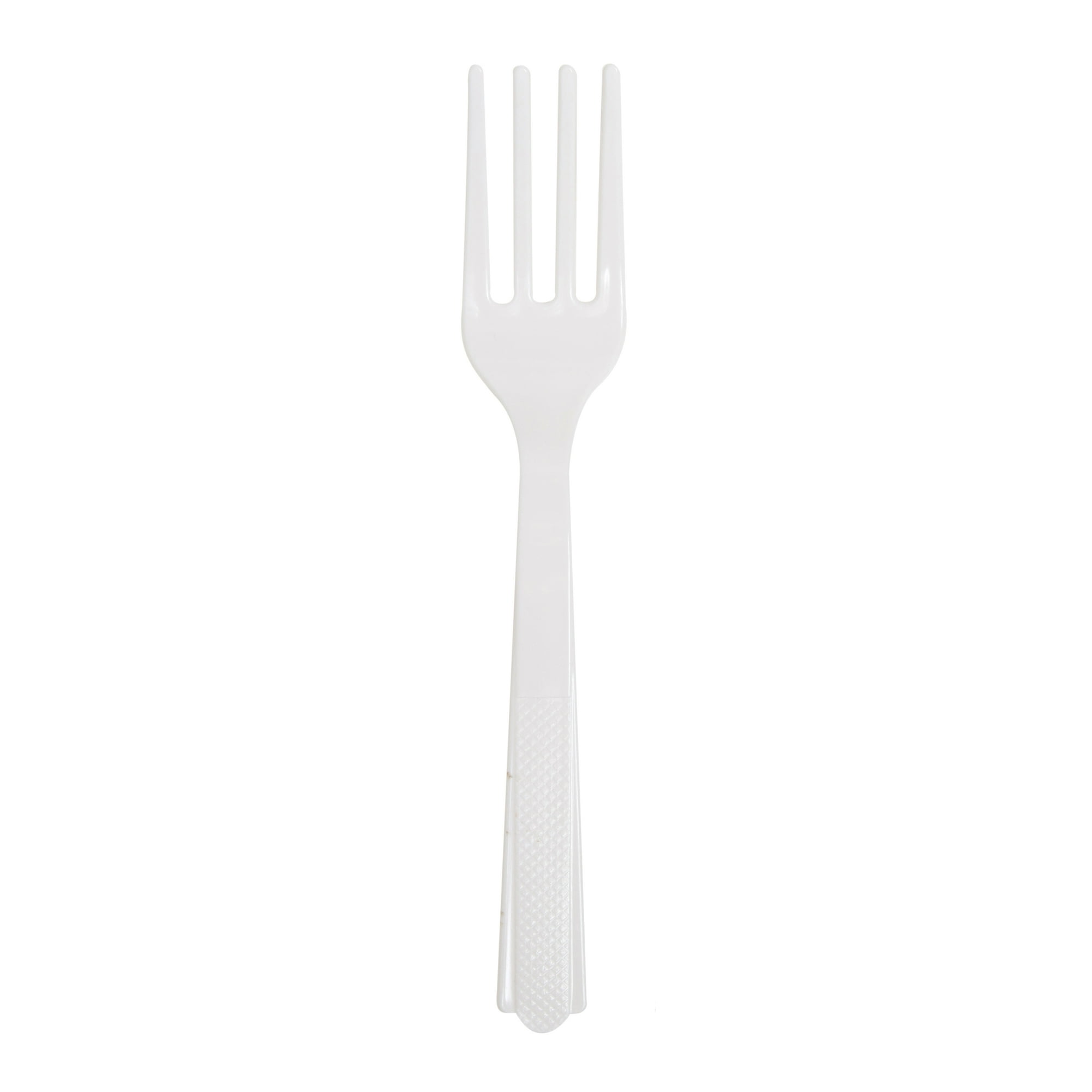 24 Count White Disposable Plastic Forks by Way To Celebrate