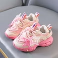 thumbnail image 3 of Fozruso Girls' Lightweight Foam Sole Sneakers For Kids Cushioned Arch Support Casual Running Shoes For Girls（12M 6Y）,Sizes 9(2.5-3 Years), 3 of 6
