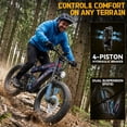 thumbnail image 5 of FREESKY 48V 45AH LG Dual Battery Electric Bike, 26" Fat Tire Mountain Ebike, Full Suspension & Hydraulic Brakes UL 2849 Certified by TÜV, 5 of 7