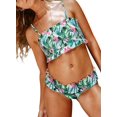 thumbnail image 3 of Maillots de Bain Bandeau 2 Pièces Taille Haute pour Femmes, 3 of 6