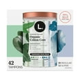 thumbnail image 4 of L. Tampons en Coton Absorption Régulière/super, Ensemble Multiple, Sans Blanchiment au Chlore, Pesticides, Parfums Ni Colorants, 4 of 21