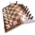 thumbnail image 4 of AlpPop Chess sets, 20'' x 20'' Wooden Chess Set with High Polymer Weighted Chess Pieces / 3.75'' King, 4 of 4