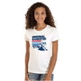 thumbnail image 3 of OG President Washington 1776 Joke Womens Slim Fit Graphic Tee Brisco Brands S, 3 of 6
