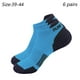 thumbnail image 2 of 6 pares de calcetines de algodón para hombre, de malla poco profunda, transpirables, que absorben el sudor, para fitness, para correr, para las cuatro estaciones, 2 of 6