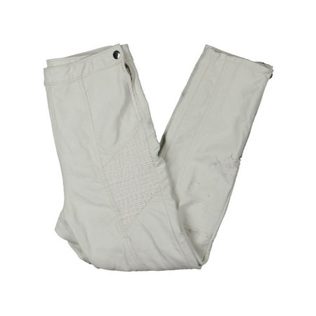 Free People Womens Kaelin Faux Leather Quiled Casual Pants