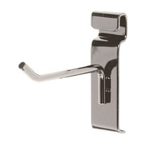 Boutique Raw Steel 4 inch Peg Hook for Wire Grid - Pack of 25