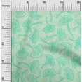 thumbnail image 2 of oneOone Cotton Poplin Mint Green Fabric Asian Floral Diy Clothing Quilting Fabric Print Fabric By Yard 56 Inch Wide, 2 of 4