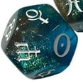 thumbnail image 4 of 3 Pcs dés Astrologiques en Acrylique Constellation dés Table pour Cadeaux Style D, 4 of 8