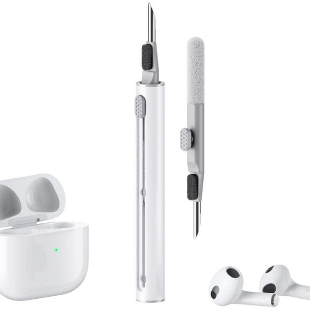 Kit de nettoyage pour Airpods Pro 1 2 3 stylo multifonction avec brosse  douce flocage éponge pour écouteurs Bluetooth 