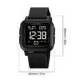 thumbnail image 5 of Reloj deportivo digital para hombre Temporizador de cuenta regresiva 50M Reloj de pulsera deportivo con alarma a prueba de agua, 5 of 5