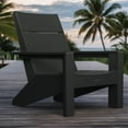 thumbnail image 5 of Krikacy Outdoor Adirondack Chair, All-Weather Plastic Heavy Duty for Fire Pit,Patio,Garden,Light Oak, 5 of 7