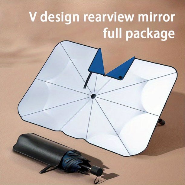Innovative Telescopic Sun Umbrella for Cars - Heat Insulation and Shade Shade Tool for Outdoor Emergencies