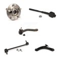 thumbnail image 1 of Transit Auto Front Left Hub Bearing Assembly Suspension Lower Control Arm with Ball Joint Outer Inner Tie Rod End and Sway Bar Stabilizer Link Kit (5Pc) for Car Nissan Rogue Select K77-101539, 1 of 11