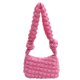 thumbnail image 1 of Bolso Hobo Plumón para Mujer Bolso Mano Informal Con Forma Globo Bolso Compras para Las Axilas (rojo Rosa), 1 of 9