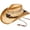 Yellow, variant on Simplicity Boys Girls Straw Hat Beaded Band Western Cowboy Hat Children, KST-012