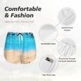 thumbnail image 4 of Salouo Boards and Beach Print Women's 2 in 1 Running Shorts Double-Layer Shorts Athletic Workout Gym Yoga Shorts Running Shorts for Women-X-Large, 4 of 7