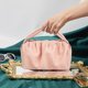 thumbnail image 5 of Bolso de mano con textura de PU para mujer, bolsa de cosméticos de color sólido, tendencia Joker, celebridad en línea, 5 of 5