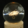 thumbnail image 3 of OULII Sphere Night Lamp Bedroom Table Lamps 3D Style Wood for Home Decor 1Set, 3 of 8
