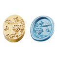 thumbnail image 1 of JShteea Lotus Sealing Stamp Head Oval Cobre DIY Personalizado Invitación Sobre, 1 of 9
