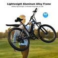thumbnail image 4 of VARUN Electric Bike, 24" EBike, 500W Peak Motor, 7-Speed Gears, 56 km Range, up to 32 km/h, 36V 280.8Wh Removable Battery & Fenders, Electric Mountain Bike for All Terrains, 4 of 7