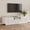 White, variant on 86.6'' TV Stand for TVs, Modern TV Console with Storage and Sliding Doors for Living Room, Bedroom