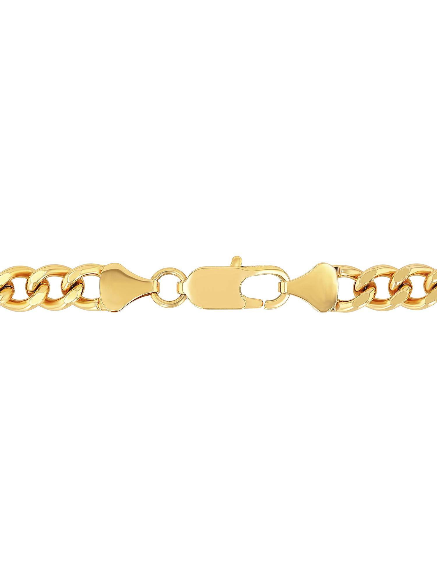Men's Gold-Tone Stainless Steel Figaro Link 24" Chain Necklace - Brilliance Fine Jewelry