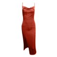 thumbnail image 5 of Sngxgn Full Slip for Women Under Dress Casual Solid Sleeveless Dress(Brown,XXL), 5 of 5