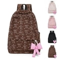 thumbnail image 2 of Versatile Lightweight Bowknot Patchwork Backpack for Students Casual Daily Carry, 2 of 8
