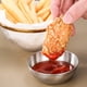 thumbnail image 3 of 4 Uds. Platos para salsa de acero inoxidable, platos redondos para condimentos, cuenco para inmersión, platillos, cuenco, Mini platos para aperitivos, plato para condimentar, platos para platillo, 3 of 5