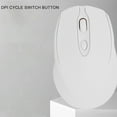 thumbnail image 4 of Computer Mouse, 1600DPI Adjustable BT 5.0 2.4G Dual Mode Computer Mouse, Silent Portable Mouse with USB Receiver for PC Laptop Phone, 4 of 7