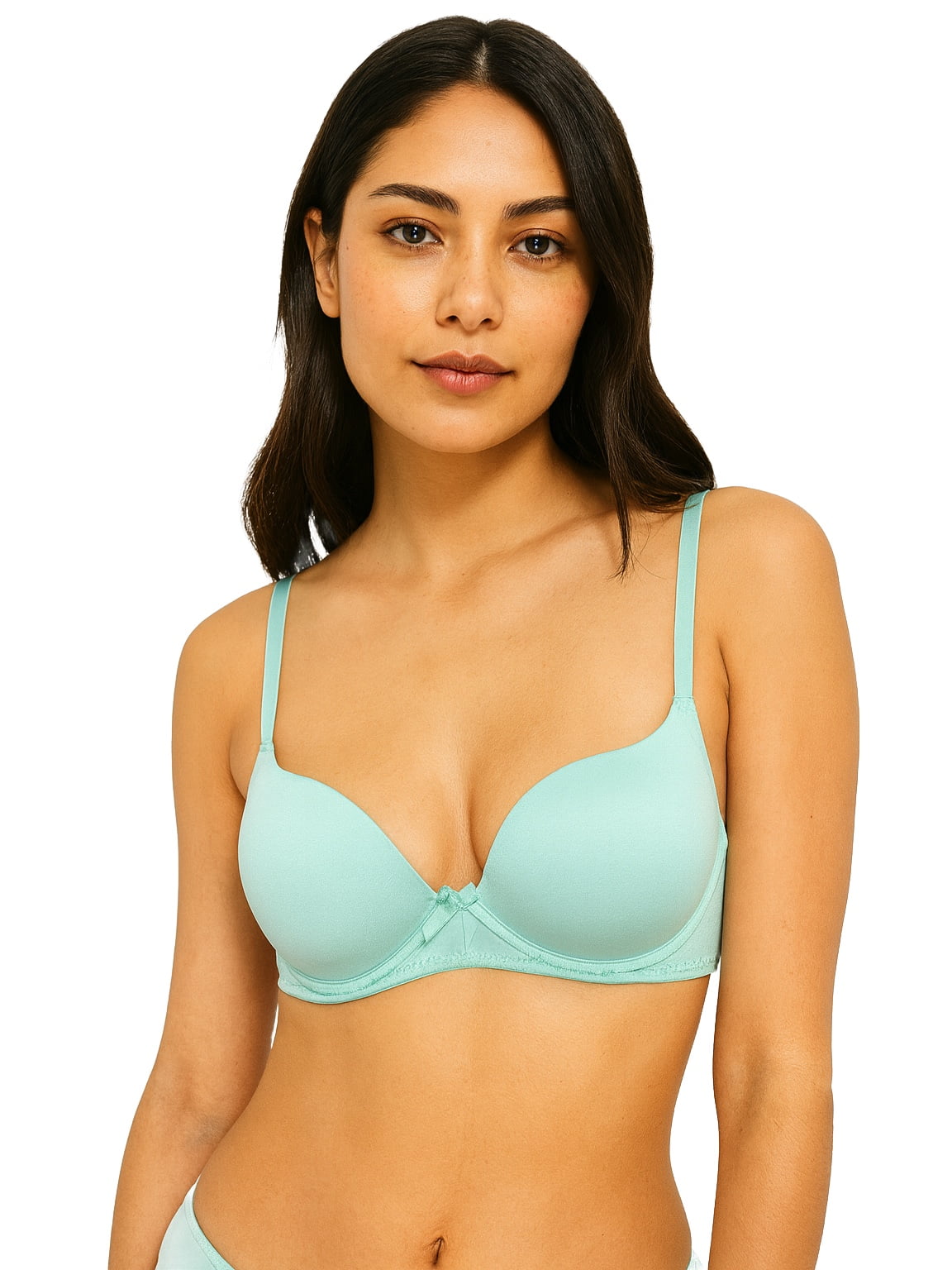 Women Bras 6 Packs T-Shirt Bras Full Coverage Comfortable Everyday Wear Size A to DDD Cups Bra 32B (S9991)