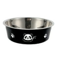 thumbnail image 5 of Unique Bargains 1 Pc Non-Skid Extra Large Dog Bowl Panda Pattern for Indoor and Outdoor Pink Stainless Steel Plastic Black & Pink, 5 of 5