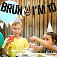 thumbnail image 3 of Banner Tivurcia Bruh tengo 10 años negro con brillo 2 m, 3 of 7