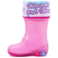 thumbnail image 4 of Bota Lluvia Frozen Niña Bubble Gummers Wendy Lila/cr (13-21) fucsia oscuro 20, 4 of 8