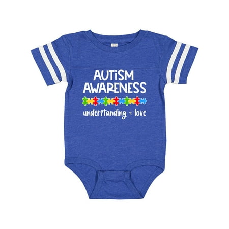 

Inktastic Autism Awareness Understanding and Love with Puzzle Pieces Gift Baby Boy or Baby Girl Bodysuit