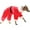 Red-white, variant on UOSIA Greyhound Coat Christmas Dog Onesie Clothes Winter Warm Fleece Turtleneck Whippet Jumpsuit