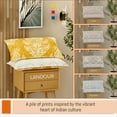 thumbnail image 6 of Color Sense 100% Cotton Printed Duvet Percale Set, Soft Feel, Lightweight & Breathable, 3-Piece Percale Set King Landour, 6 of 9