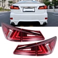 thumbnail image 4 of Brake Lamp Turn Signal VLAND Full LED Tail Lights Dark Red Lens Fit For  IS250 IS350 ISF 2006-2013, 4 of 8