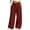 Red, variant on LEAVINGSUO Wide Leg Sweatpants for Women Solid Color Sweatpants With Pockets Long Pants For Home And Outdoor Sports Black S