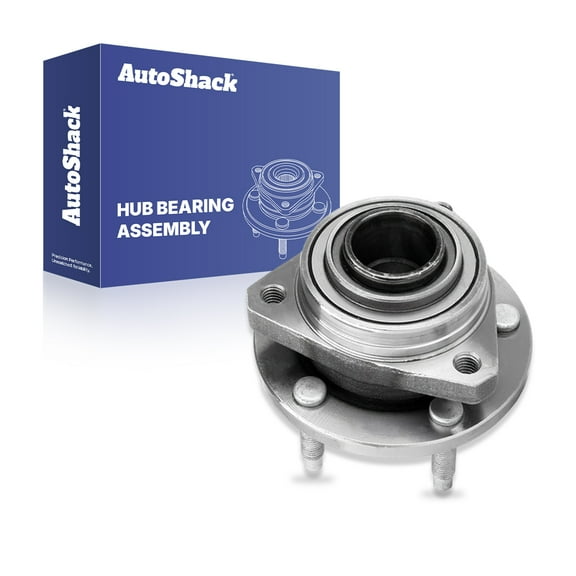 AutoShack Front Wheel Hub Bearing Assembly - Driver or Passenger Side for Chevrolet & Pontiac, Malibu 2004-2007 G6 2005-2007, FWD L4 2.2L 2.4L V6 3.5L - 5-Lug, Without ABS