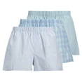 thumbnail image 1 of JACK&JONES boxers tejidos para hombre, pack de 3 - JACMILANO WOVEN BOXERS 3 PACK , algodón Azul claro S (Small), 1 of 7