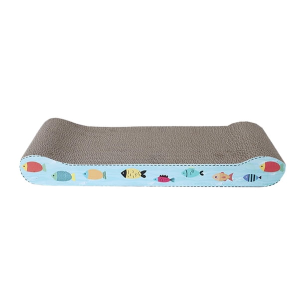 Rascador de cartón para gatos, almohadilla rascadora para afilar las garras, juguete de actividad para mascotas. S