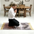 thumbnail image 4 of Prayer Rug Memory Foam Soft Comfortable Floor Mat for Church Living Room Bedroom Meditation Worship, 4 of 4