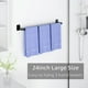thumbnail image 5 of Toallero de baño DOCOJUCL, 60 cm, montado en la pared, negro mate, 5 of 9