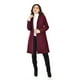 thumbnail image 5 of Abrigo largo de cuello Mao Roman Fashion /Juvenil, 3011 (Vino) vino M, 5 of 5