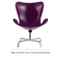 thumbnail image 2 of Weiweiguan Mini Chaise Miniature Chaise Oeuf Modèle Mini Maison Fauteuil Déco Mini Maison Ornement, 2 of 6