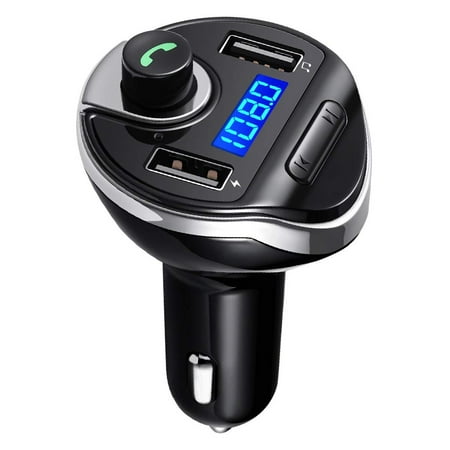 Car Bluetooth FM Transmitter,Upgrade USB Wireless FM Transmitter MP3 Player Car Charger