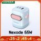 thumbnail image 2 of 【Enchufe estadounidense】Cargador UGREEN GaN de 65 W y 30 W con diseño de robot PD3.0 QC4.0 3.0 PPS, cargador rápido para iPhone 16, 15, 14 Pro, MacBook, portátiles y tabletas, 2 of 5