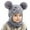 Grey, variant on Kids Beanie Girls Winter Hat Kids Embroidery Cartoon Cat Knit Hat Warm Winter Baby Boy Girl Toddler for Cold Weather