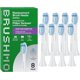 thumbnail image 1 of Brushmo Cabezales de Repuesto para el Cuidado de las Encías Sensibles, Compatibles con Mangos Philips Sonicare Click-on, Cerdas Suaves para Dientes Sensibles, BM658, Paquete de 8, Blanco., 1 of 2